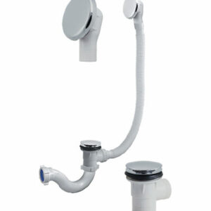А-2108 Cифон для ванны (обвязка) ОРИО 1 1/2'х40,'клик-клак',с перел. (S-тип)