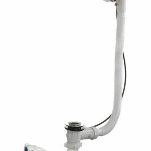 А-2308 Сифон для ванны (обвязка) ОРИО 1 1/2'х40, S -тип, с переливом (полуавтомат, латунь)