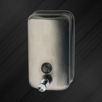Дозатор для жидкого мыла настенный Solinne TM801ML 0,5л, нерж. сталь, хром/матовый - 1