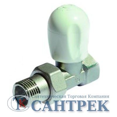 Клапан COMISA ручной, настр. нижний, для радиатора, прямой 1/2 (88.212.06) - 1