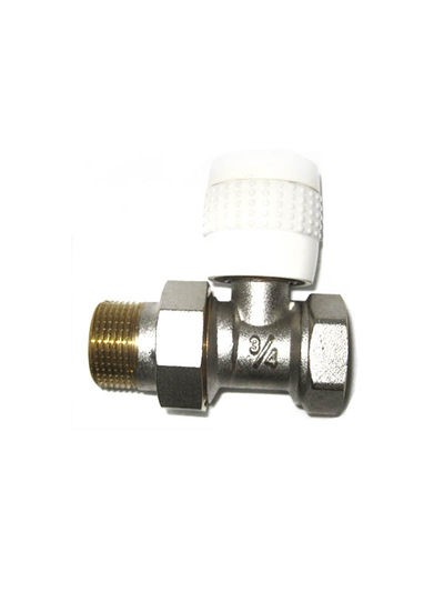 Клапан СТК (рег.№468190) ручной (компактный), для радиатора, прямой 3/4' (XTR1402) - 1