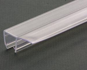 Профиль силиконовый (водоотсекатель) 'F' на стекло 6 мм (200см) ПСВ-02 6-200 (1шт)