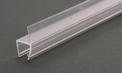 Профиль силиконовый (водоотсекатель) на стекло 8 мм (200см) ПСВ-03 8-200 (1шт) - 1