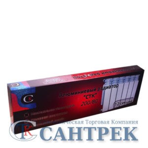 Радиатор алюминиевый СТК (рег.№468190) 200х80 12 секций