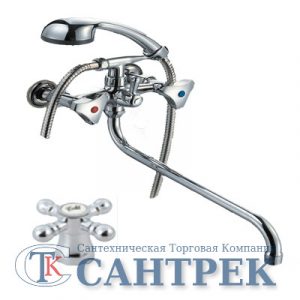 Смеситель Ванна 1/2 м/к (литой) ПСМ-156-К/89 Крест