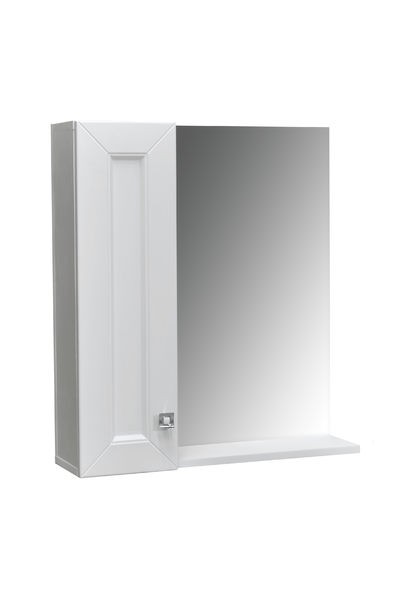 Зеркало-шкаф "Гранд -60" белый Софт 600х670х170 - 1