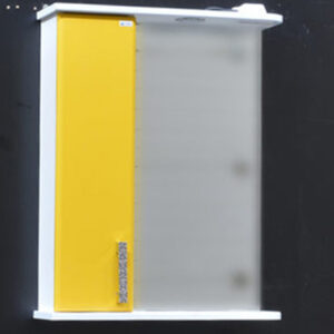Зеркало-шкаф 'Марта-60' левый (Желтый) 600*725*180
