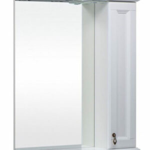 Зеркало ВАРНА 60 со шкафчиком Белый (BAS) МБ00060