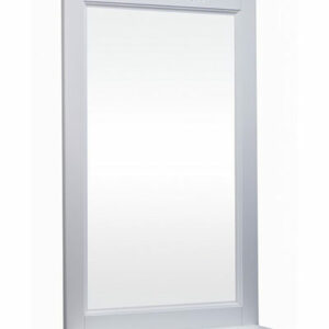 Зеркало ВАРНА 65 (в рамке с полочкой) Белый (BAS) МБ00052