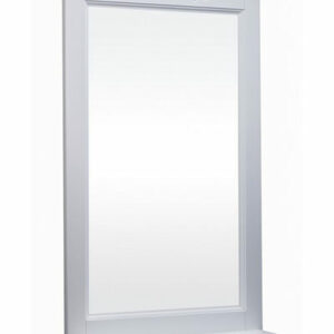 Зеркало ВАРНА 75 (в рамке с полочкой) Белый (BAS) МБ00054
