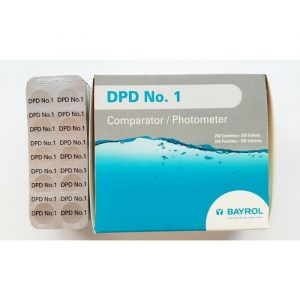 Таблетки DPD №1 (10штук) хлор
