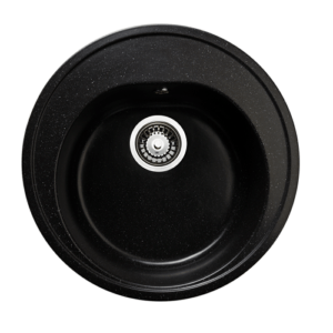 Мойка GRANICOM G-001 D=505 мм, круглая (антрацит-черный)
