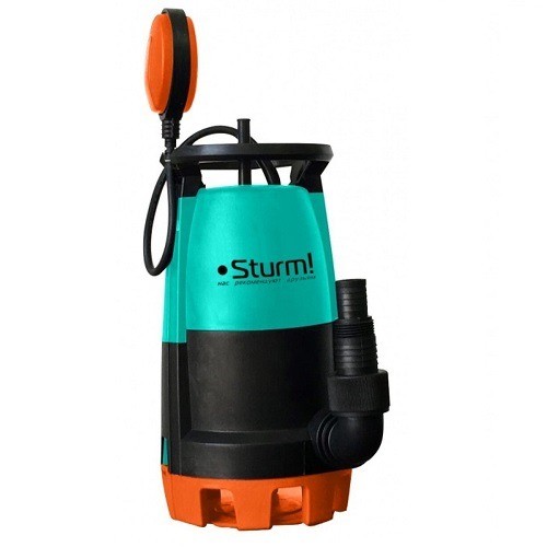 Насос погружной (3 в 1) 750Вт 265л/мин выкл-поплавок пластик Sturm WP9775PU - 1