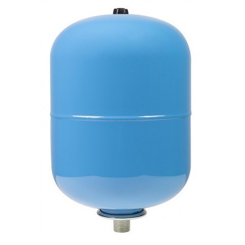 Гидроаккумулятор Джилекс В 10 вертикальный (стальной фланец, синий) - 1