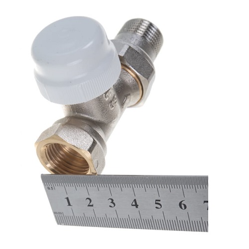 Клапан VALTEC термостатич., для радиатора, прямой 1/2' (VT.032.N.04) (под термоголовку) - 2