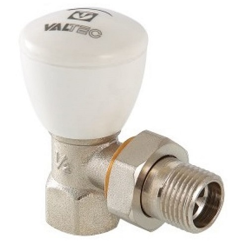 Клапан VALTEC ручной (компактный), для радиатора, угл. 1/2' (VT.007.LN.04) - 1