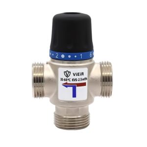 Клапан термостатический смесительный для Т.П. 35-60 гр. 1'' н.р. KVS 4,5 VIEIR